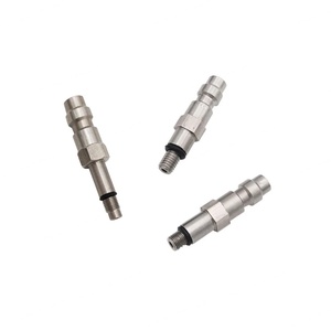 Adaptador de válvula de acero inoxidable HPA para pistolas de engranajes, conector macho Foster de desconexión rápida para herramientas neumáticas (versión estadounidense) - Product Image 3