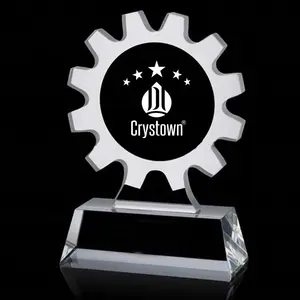 Crystown dişli kupa bisiklet yarışı kristal spor kupası kupa cam Schmidt makine cihazları spor kristal hatıra ödülü madalyası