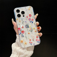 Pour iPhone 16pro16 Series Drop Shipping IMD Laser Electroplated Illusion Phone Case TPU + PC Shockproof Phone Case for iPhone 15