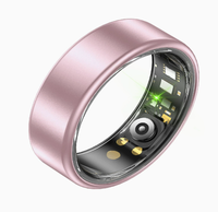 Bague connectée intelligente en alliage d'aluminium à surface mate pour la santé : moniteur de fréquence cardiaque, d'oxygène sanguin, de sommeil et podomètre sportif – Vente en gros