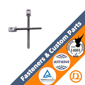 Thép không gỉ clevis Rod End Threaded Stud ách kết nối có thể điều chỉnh liên kết ô tô các bộ phận treo - Product Image 1