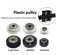 Poulie de guidage en plastique POM CNC avec roulement pour profilé en aluminium V-Slot, grande et petite roue, pour imprimante 3D Ender3 V2Hot