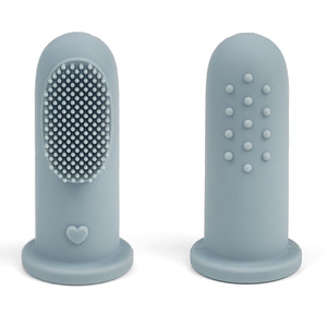 แปรงสีฟันนิ้วสำหรับเด็กเกรดอาหาร สำหรับทำความสะอาดคราบบนลิ้น ขนแปรงนุ่ม สำหรับฟันเด็กทารก แปรงสีฟันซิลิโคนแบบปลอกนิ้ว - Product Image 5