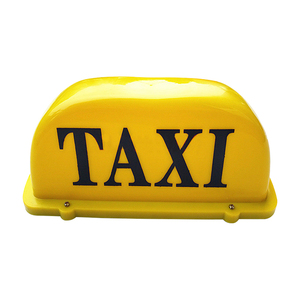 high bright yellow waterproof magnetic taxi top sign light box