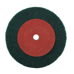 Rueda de ala volante para limpieza de arena, rueda de pulido de acero inoxidable, rueda de pulido abrasiva, ruedas de desbaste - Product Image 1