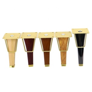 WINSTAR Nouveau Style Hotsale Pièces de Meubles Pieds de Canapé en Métal Plaqué Bois pour Base de Lit pour Salon Chambre et Bureau à Domicile - Product Image 6