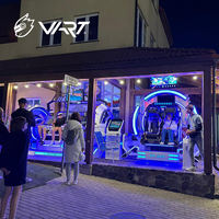 Machine de réalité virtuelle 9D pour enfants, 2 places, rotation à 360 degrés, machine à œufs de réalité virtuelle 9D, parc d'attractions, réalité virtuelle multijoueur