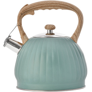 Luce di lusso personalizzabile cucina interna con fischietto in acciaio inox tè caffè bollitore stufa 3.5L Jiangmen - Product Image 6