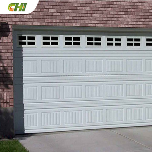 Porte de <span class=keywords><strong>garage</strong></span> sectionnelle moderne CHI, construction en acier et mousse, étanche, taille personnalisée, finition de haute qualité, garantie d'un an - Product Image 5