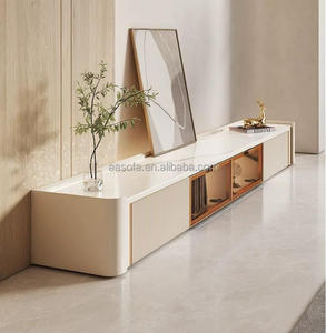 Moderno semplice <span class=keywords><strong>tavolo</strong></span> centrale in legno lungo pieghevole Cabinet <span class=keywords><strong>supporto</strong></span> <span class=keywords><strong>TV</strong></span> <span class=keywords><strong>supporto</strong></span> economico soggiorno mobili - Product Image 4