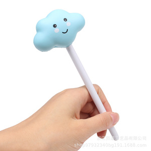 Stylo en forme de nuage mignon en mousse PU, idéal pour les activités promotionnelles et les cadeaux - Product Image 4