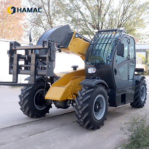 HAMAC HT3007 Heavy Duty 4WD Telehandler Loader Telescopic Boom Yuchai Diesel Engine 3 Ton Capacity for Rough Terrain <b>Bucket</b> Use - Product Image 6