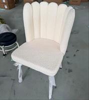 Chaise de salle à manger moderne de luxe avec structure en métal, revêtement en tissu/cuir PU, design ergonomique pour hôtels, mariages et événements