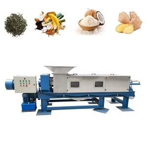 Prensa de tornillo de deshidratación de residuos orgánicos/máquina de extracción de fibra de cáñamo/máquina de procesamiento de frutas y verduras - Product Image 1