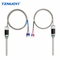Thermocouple PT100 avec gaine en acier inoxydable, plage 0-400°C, étanche IP65, résistant aux hautes températures, industriel, OEM ODM