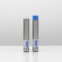 Capteur de Proximité Inductif CORON CLJ-A18-8ANA-G, Portée de Détection 8mm, NPN NO, IP67, LED Rouge, Détection Métallique, Comptage, Connecteur M12