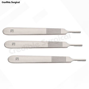 High Quality No. 3 <b>Surgical</b> <b>Blade</b> Holder Pakistan Stainless Steel Manual Forceps Scalpel Handle for Manual <b>Surgical</b> Instruments - Product Image 2