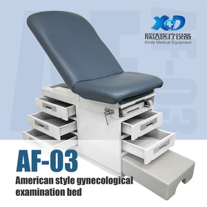 أدراج طاولة فحص أمراض النساء الطبية من XINDA ، أدراج مبطنة بالبودرة معتمدة من CE/ISO - Product Image 2