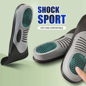 Semelles orthopédiques pour baskets, soutien de la voûte plantaire, gel EVA, absorption des chocs, confort, sport, course à pied, pieds plats, hommes et femmes - Product Image 1