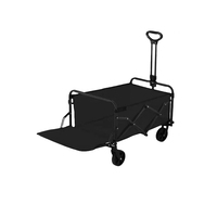 Carrito de Camping Plegable Multifuncional para Jardín y Exteriores, de Alta Capacidad, Portátil, para Playa y Compras