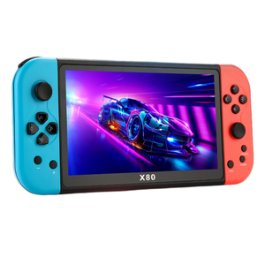 เครื่องเล่นเกมพกพา X80 - หน้าจอ TFT 7 นิ้ว <span class=keywords><strong>800</strong></span>*480, รองรับ <span class=keywords><strong>GBA</strong></span>/FC/SFC, ช่องต่อ HDMI, ลำโพงในตัว, USB-C - Product Image 1