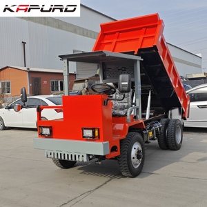 Mini Dumper diesel del camión 4x4 del volquete de la granja del mini volquete del aceite de palma de Kapuro mini volquete - Product Image 4