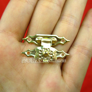 Hebilla Decorativa Pequeña Chengyu K032, 3x1.8cm, Amarilla, para Bolsos - Product Image 1