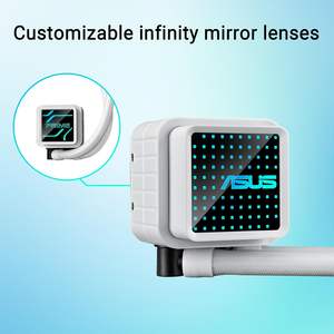 Vente en gros pour Prime LC 360 ARGB White Edition, refroidisseur liquide tout-en-un pour processeur, ventilateur de 120 mm, refroidissement par eau, bureau, cuivre, aluminium - Product Image 5