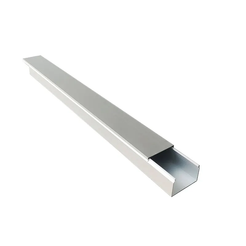 Profession eller Hersteller Benutzer definierte Breite 50mm Massiv boden Aluminium legierung Trog Kabel rinnen