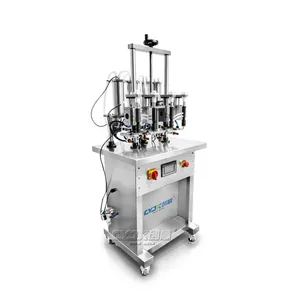CYJX Semi Auto 4 teste olio essenziale macchina per il riempimento di profumo di acqua Semi Auto 4 teste olio essenziale macchina per il riempimento di profumo di acqua