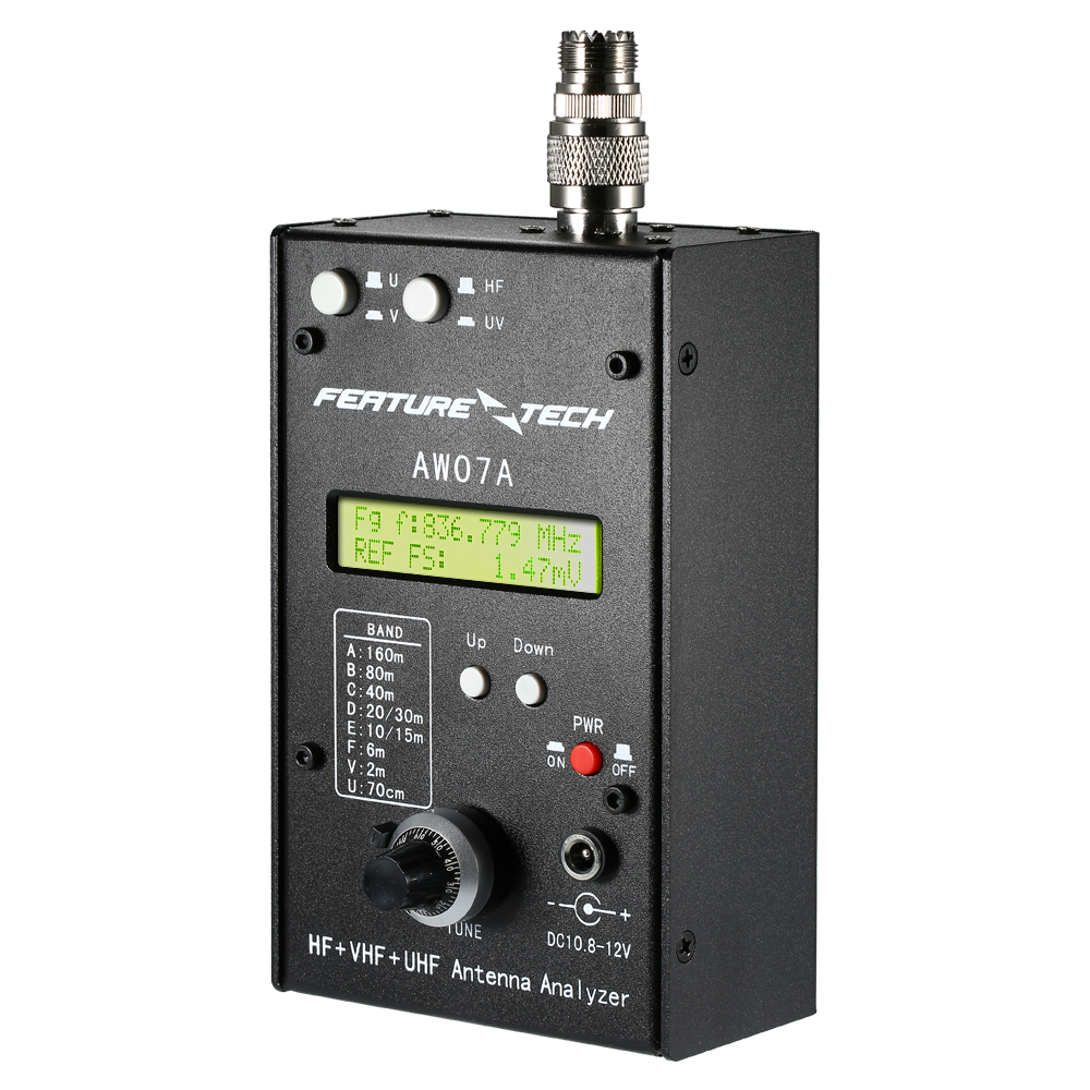 AW07A SWR Antenna Analyzer Meter for Amateur Ham Radio