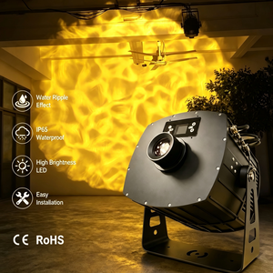 Créez des éclairages publicitaires extérieurs époustouflants : <span class=keywords><strong>projecteur</strong></span> <span class=keywords><strong>LED</strong></span> 300W sans zoom à effet d'ondulation d'eau, indice de protection IP65 pour piscines, jardins et paysages - Product Image 1