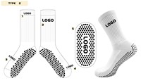 Chaussettes de football en coton et nylon personnalisées, antidérapantes, pour jeunes, avec fonction de séchage rapide, chaussettes de sport pour le football
