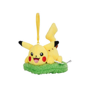 35 modèles de porte-clés en peluche en coton PP doux, figurine Pikachu, jouet mignon, petit pendentif de poupée esprit - Product Image 5