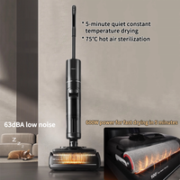 Laveuse de sol intelligente Dreame T40 Pro 20000Pa Aspiration 180 ° Vadrouille à plat sans enchevêtrement Séchage en 5 minutes Aspirateur sec et humide