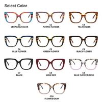 Gafas Ópticas Cuadradas Grandes Unisex, Montura de Gafas con Protección Anti Luz Azul, Personalizadas para Hombres y Mujeres
