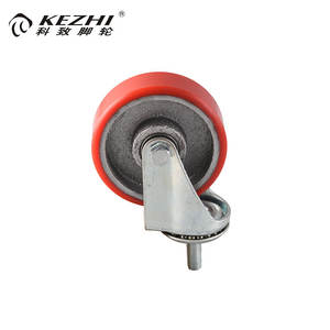 M16 Custom Medium Duty Typ Rollen rad Schwenkbare Plattform Rad rolle mit Bremsen - Product Image 4