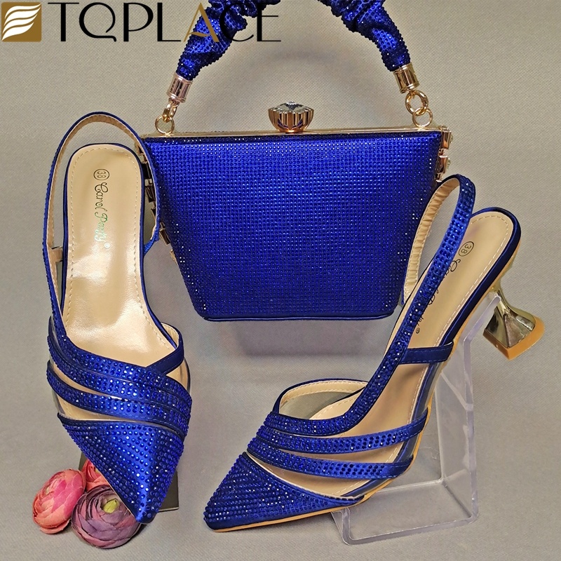 Precio de fábrica, Color rojo, diseño de boda para mujer, conjunto de  zapatos y bolsos italianos, zapatos de Nigeria, zapatos a juego, bolso a  juego