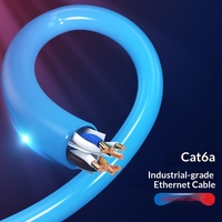 Câble Ethernet réseau LAN Kneysum Cat5E 305m 1000FT OFC CCA en aluminium UTP FTP SFTP à conducteurs solides 8 conducteurs