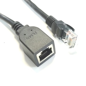1-Meter Đen CAT5E 24AWG 4P UTP RJ45 Nam để nữ <span class=keywords><strong>Ethernet</strong></span> âm thanh/Video Cáp mở rộng - Product Image 6