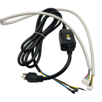 Câble d'alimentation pour distributeur automatique OEM ODM avec prise US et interrupteur de protection contre les fuites