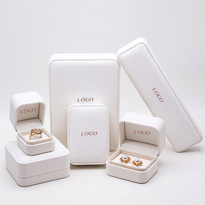 Jewellery Small Sets Storage Set Mini Custom Gift Jewelry Packaging Luxury Pu Leather Box For Ring