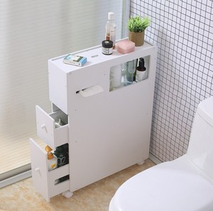 Armoire d'angle étroite <span class=keywords><strong>de</strong></span> <span class=keywords><strong>rangement</strong></span>, meuble d'angle <span class=keywords><strong>de</strong></span> salle <span class=keywords><strong>de</strong></span> bains avec tiroir, étagère <span class=keywords><strong>de</strong></span> <span class=keywords><strong>rangement</strong></span> pour toilettes, support <span class=keywords><strong>de</strong></span> <span class=keywords><strong>rangement</strong></span> indépendant, à roulettes - Product Image 5