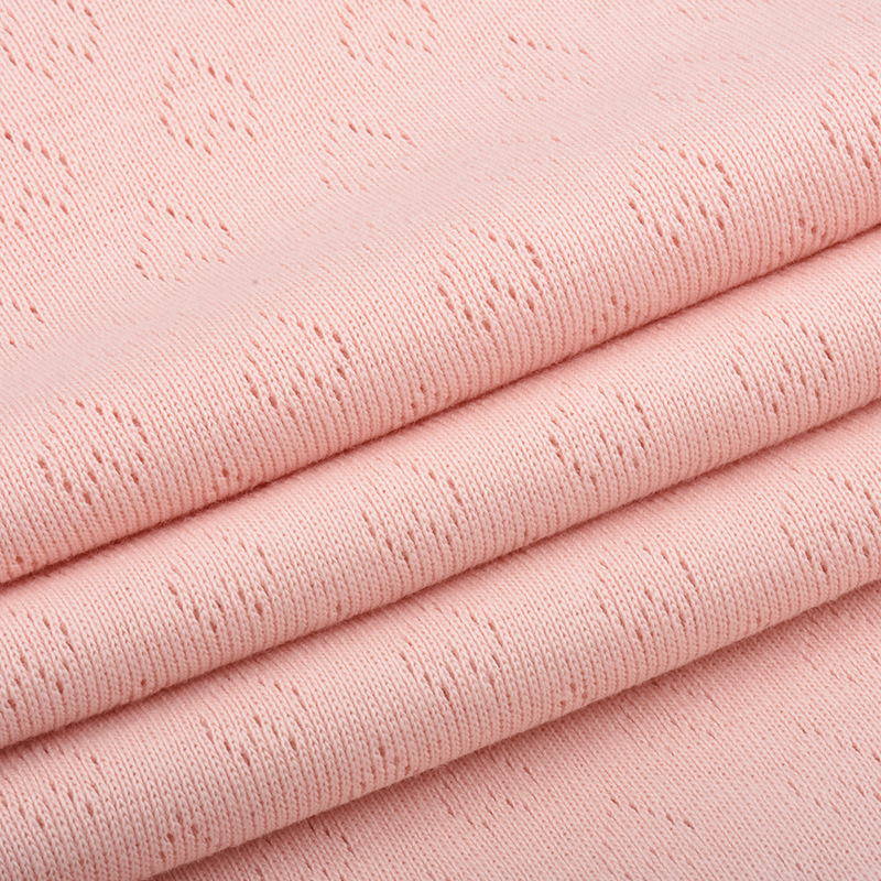 Экологичная 100 хлопчатобумажная сетчатая пуанта в форме сердца, трикотажная ребристая мягкая дышащая ткань для малышей, детская одежда, одежда