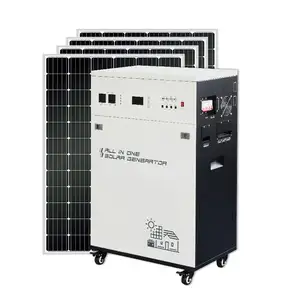 All In One Portable Solar Generator 5000 watt Home 4000watts 2000watt 1800 6000 5000 watts 1500 3000 watt Solar Generator