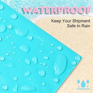 Huamaohengchun Poly Bubble 10x13 Inch Teal 100 Pack Strong Mailing <b>Envelopes</b> Self Seal Adhesive Waterproof Tear Proof - Product Image 5