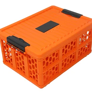 QS制造厂环保材料重型折叠储存蔬菜板条箱大储存容器