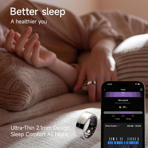 Dreame Health Glow Ring : Anneau connecté avec contrôle via application, suivi de l'humeur et de la forme physique, moniteur de fréquence cardiaque, <span class=keywords><strong>analyse</strong></span> IA de la santé du sommeil, étanche IP68, en alliage - Product Image 4