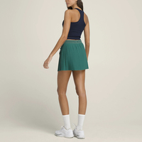 Rok Tenis Lipit Mikro dan Desain Lilit untuk Yoga, Golf, Lari, Pakaian Tenis Mini, Rok Tenis Lipit dengan Saku Celana Pendek