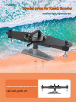 Ensemble de propulseur électrique en fibre de carbone Y02-K et batterie B75 |   450W/10.5kg Étanche pour Kayak/SUP/Bateau Gonflable
